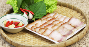 Thịt heo hấp mắm tiêu