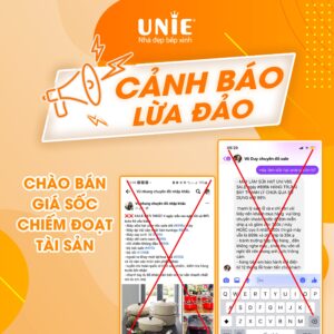 Cảnh báo lừa đảo Unie