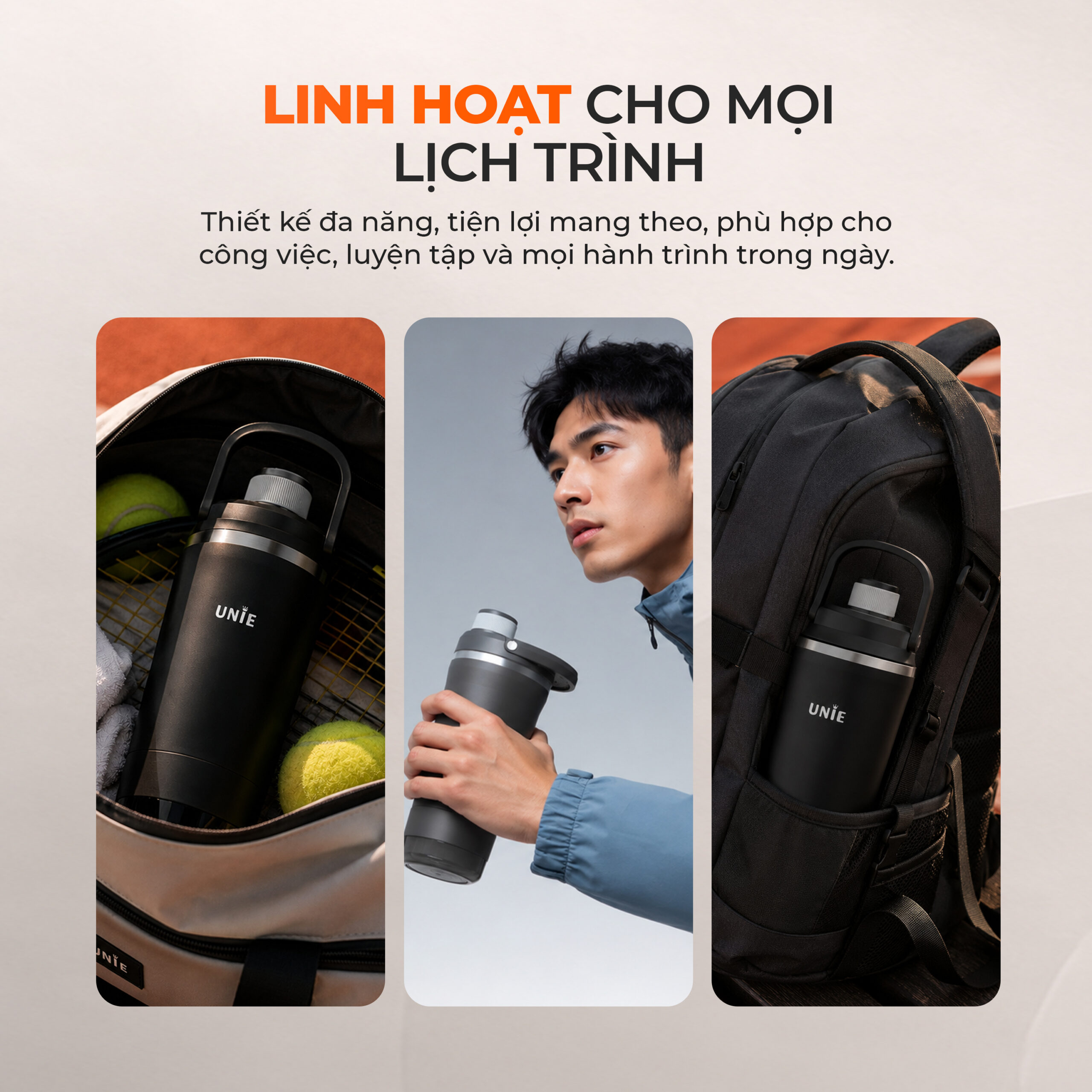 Bình giữ nhiệt đa năng UNIE UIB616B – Giữ nhiệt bền bỉ, pha khuấy tiện lợi - Ảnh 9