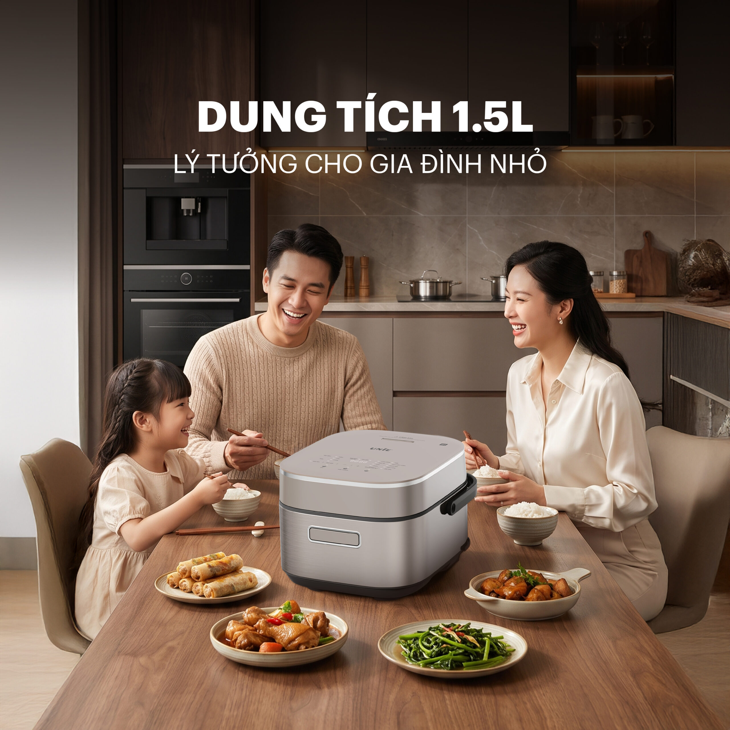 Nồi Cơm Cao Tần Unie URC-TIH15C 1.5L, Lòng Titan cao cấp - Ảnh 11