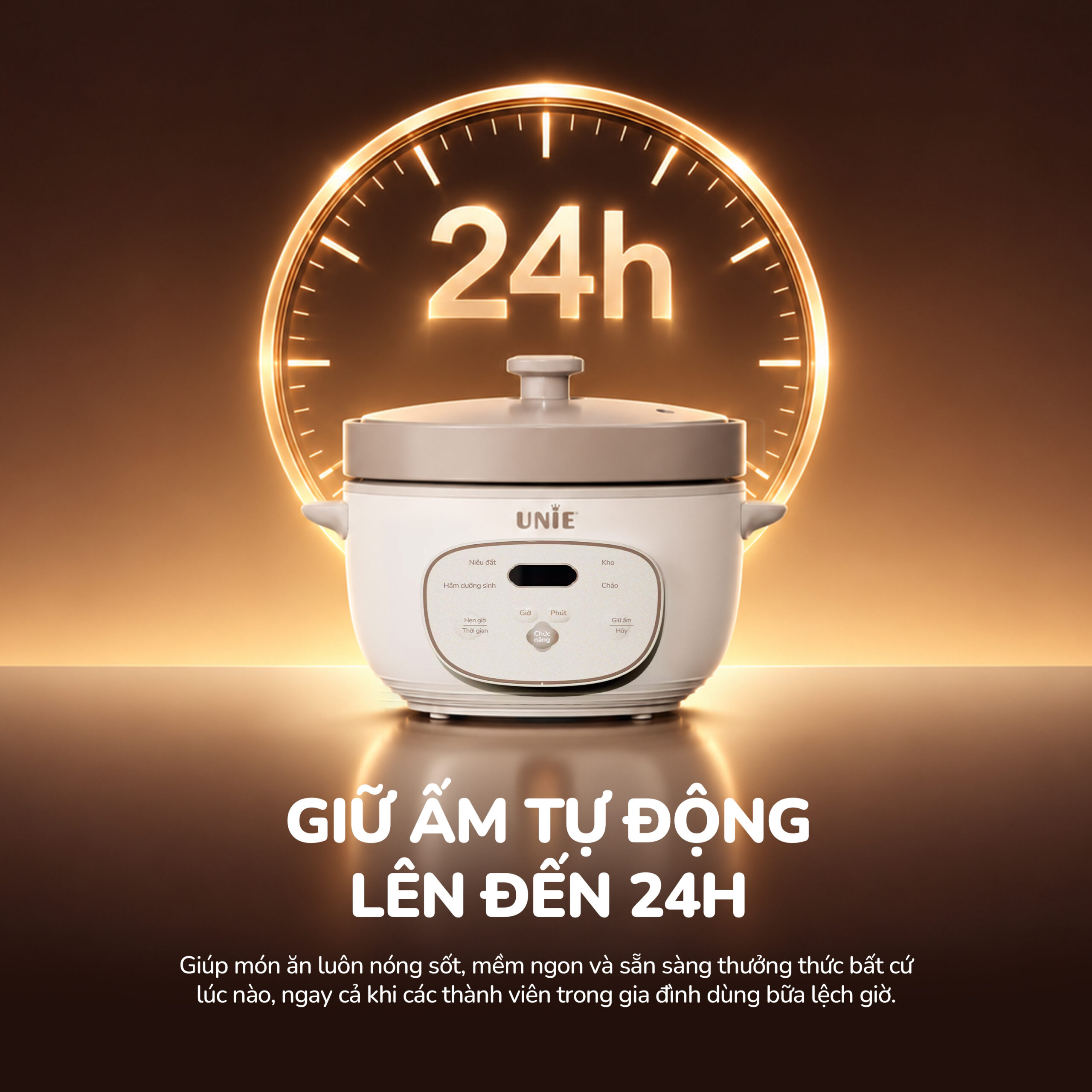 NỒI KHO HẦM DƯỠNG SINH UNIE USC825 – LÒNG GỐM CERAMIC CAO CẤP - Ảnh 11